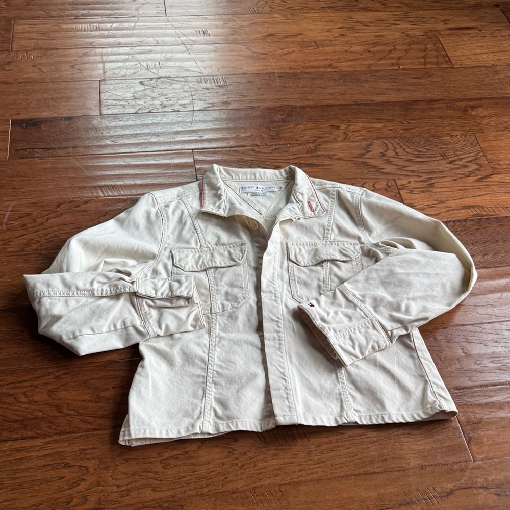 Tommy Hilfiger Beige Denim Jacket